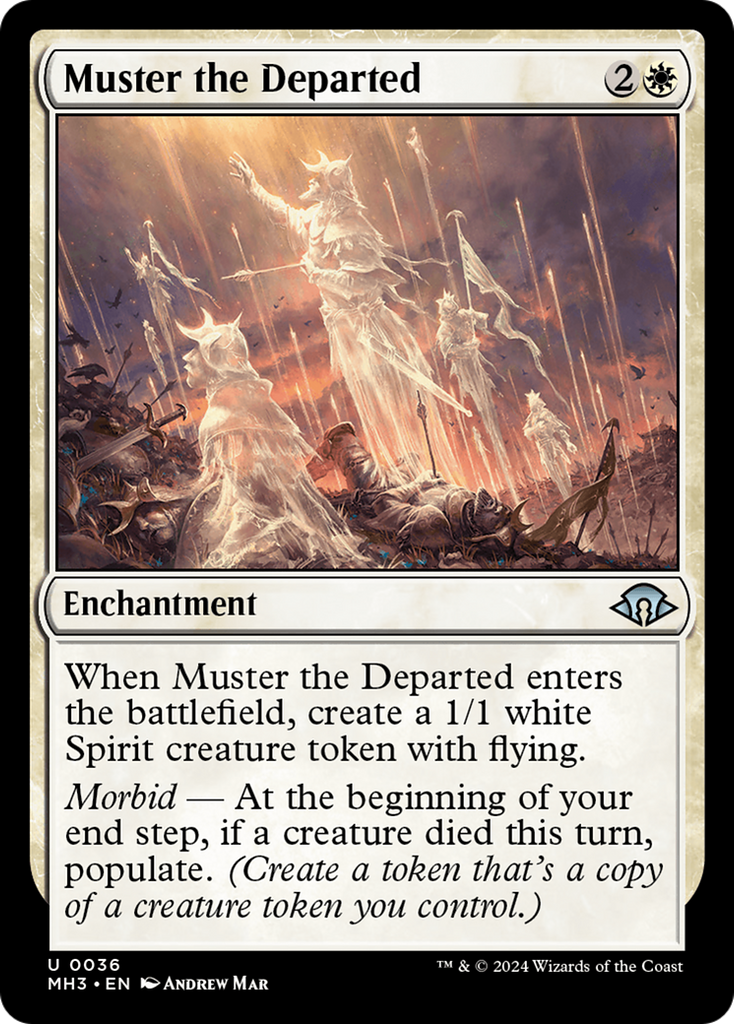 Magic: The Gathering - Muster the Departed Foil - Modern Horizons 3