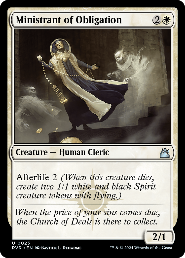 Magic: The Gathering - Ministrant of Obligation Foil - Ravnica Remastered