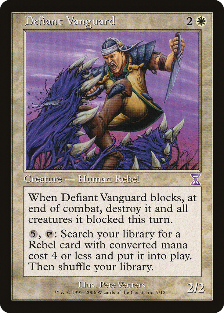 Magic: The Gathering - Defiant Vanguard - Time Spiral Timeshifted