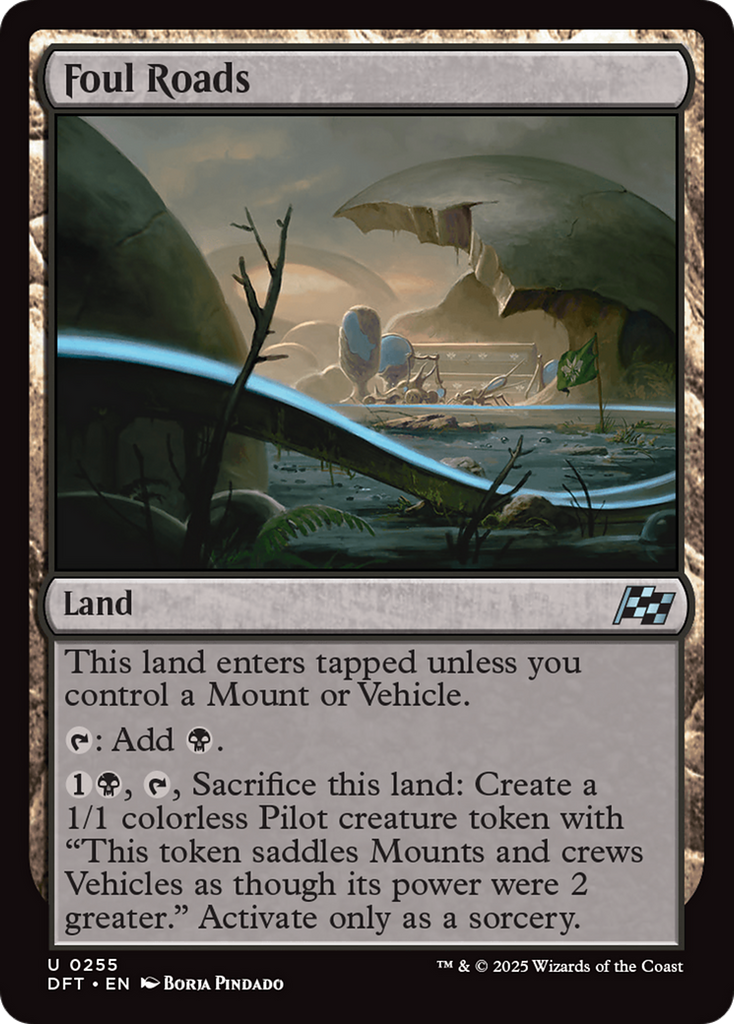 Magic: The Gathering - Foul Roads Foil - Aetherdrift