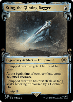 Magic: The Gathering - Sting, the Glinting Dagger - The Lord of the Rings: Tales of Middle-earth