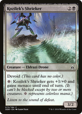 Magic: The Gathering - Kozilek's Shrieker Foil - Oath of the Gatewatch