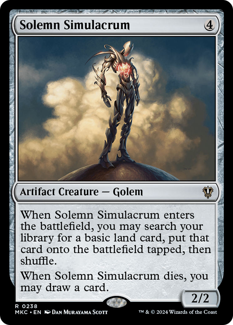 Magic: The Gathering - Solemn Simulacrum - Murders at Karlov Manor Commander