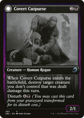 Magic: The Gathering - Covert Cutpurse // Covetous Geist - Innistrad: Double Feature