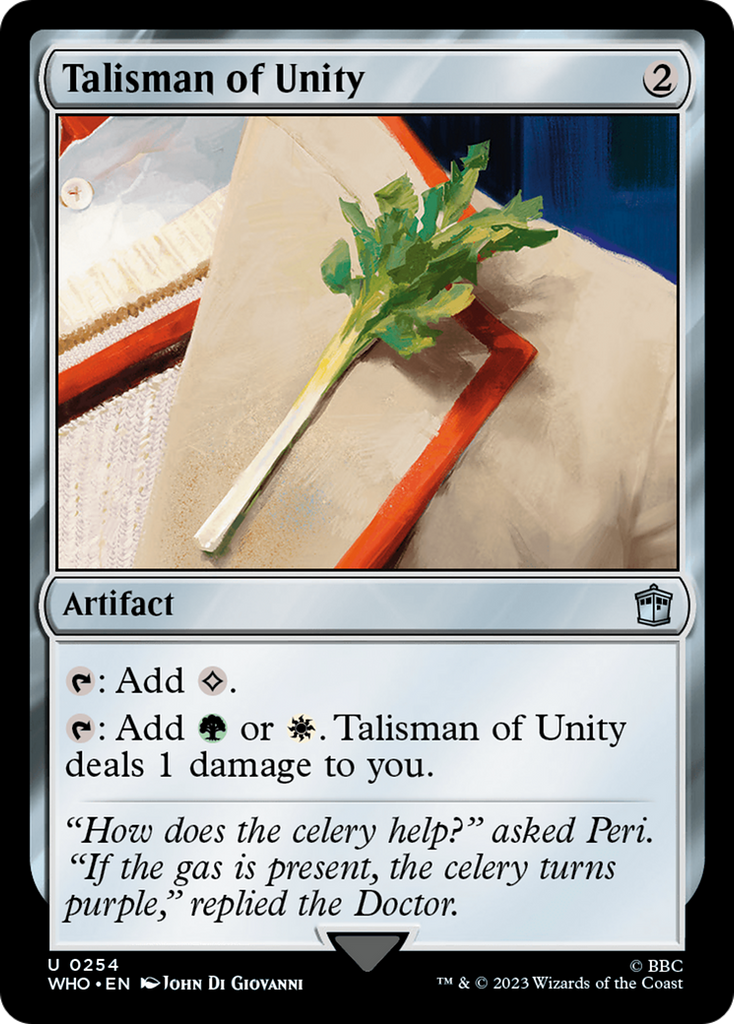 Magic: The Gathering - Talisman of Unity - Doctor Who