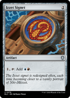 Magic: The Gathering - Izzet Signet - Bloomburrow Commander