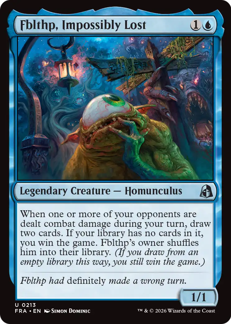 Magic: The Gathering - Fblthp, Impossibly Lost - Reality Fracture