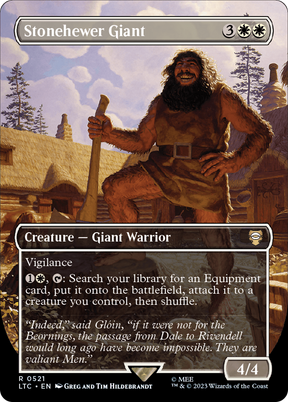 Magic: The Gathering - Stonehewer Giant - Tales of Middle-earth Commander
