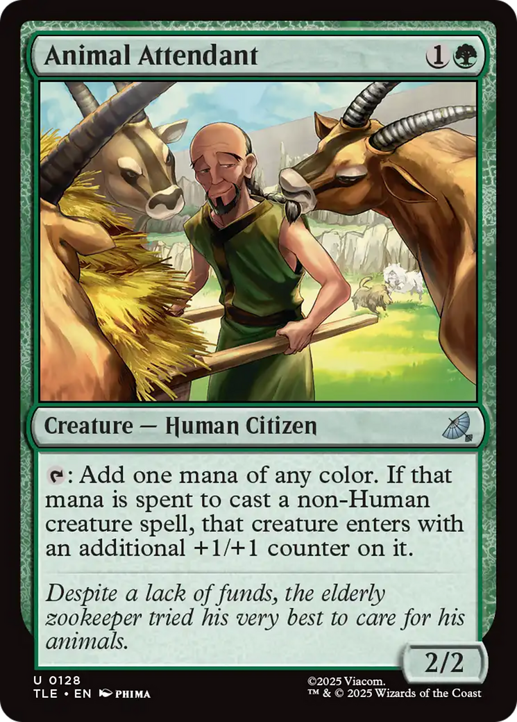 Magic: The Gathering - Animal Attendant - Avatar: The Last Airbender Eternal