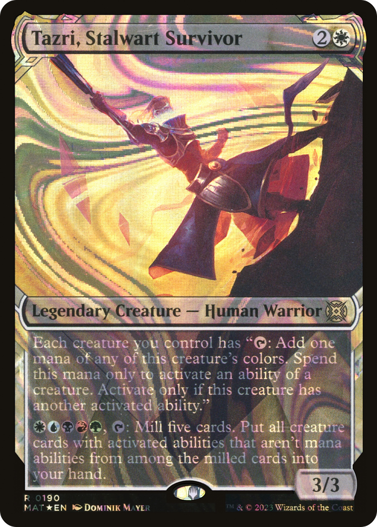 Magic: The Gathering - Tazri, Stalwart Survivor Foil - March of the Machine: The Aftermath