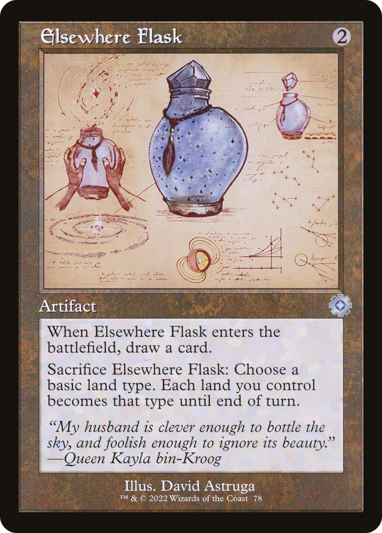 Magic: The Gathering - Elsewhere Flask - The Brothers' War Retro Artifacts