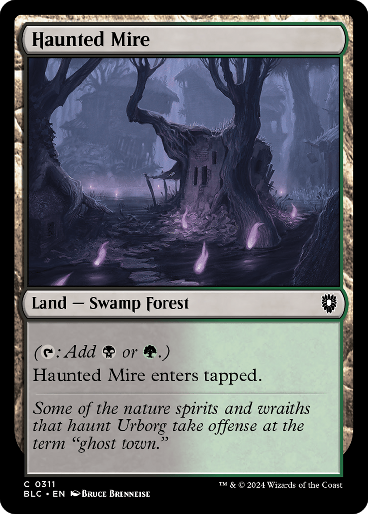 Magic: The Gathering - Haunted Mire - Bloomburrow Commander
