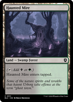 Magic: The Gathering - Haunted Mire - Bloomburrow Commander