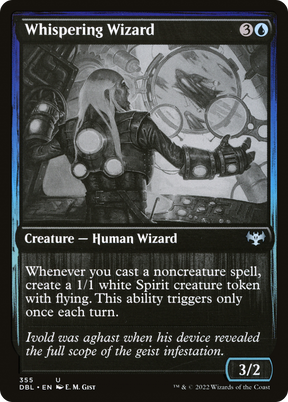 Magic: The Gathering - Whispering Wizard Foil - Innistrad: Double Feature