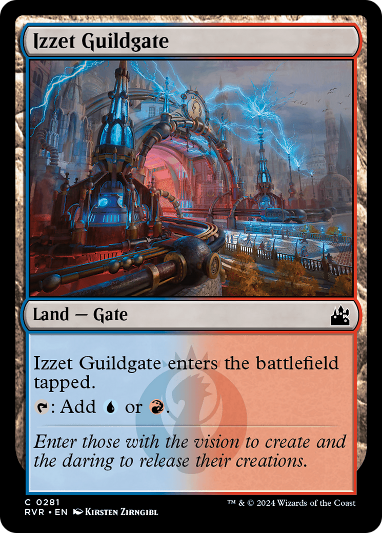 Magic: The Gathering - Izzet Guildgate Foil - Ravnica Remastered
