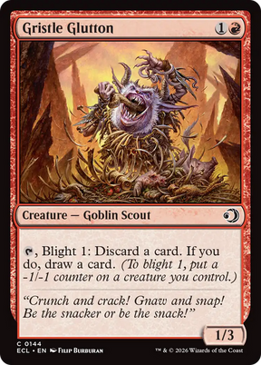 Magic: The Gathering - Gristle Glutton Foil - Lorwyn Eclipsed