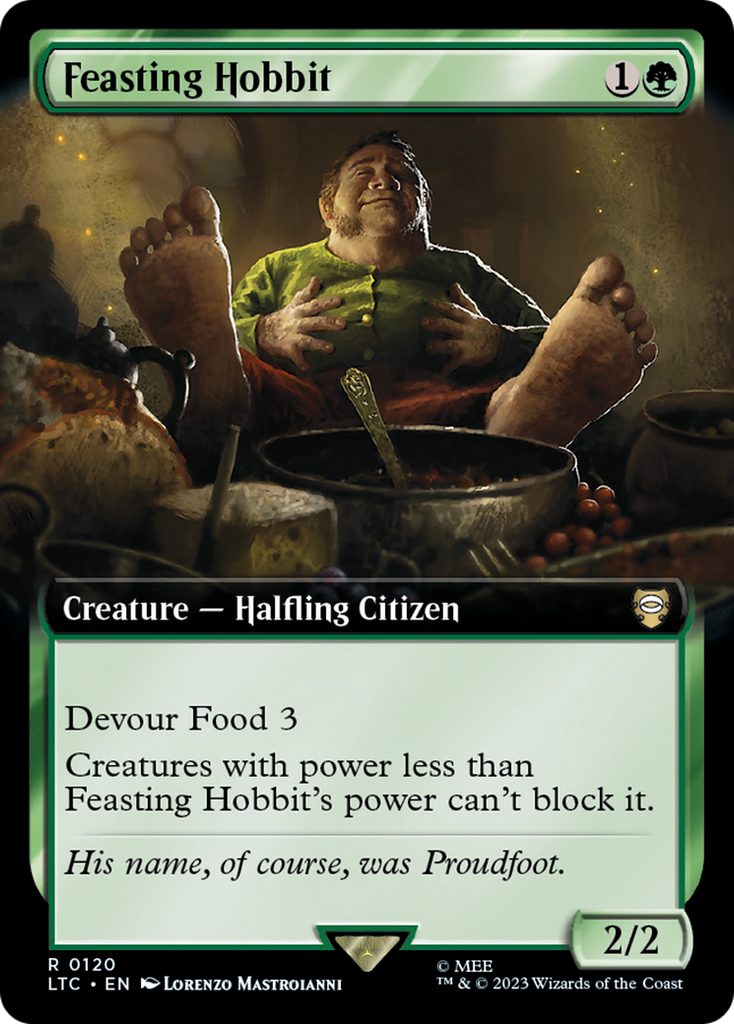 Magic: The Gathering - Feasting Hobbit - Tales of Middle-earth Commander