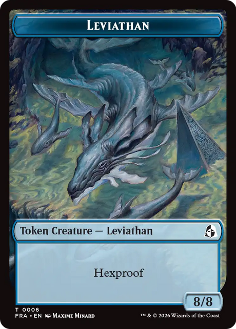 Magic: The Gathering - Leviathan Token - Reality Fracture Tokens