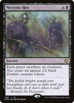 Magic: The Gathering - Necrotic Hex - Starter Commander Decks