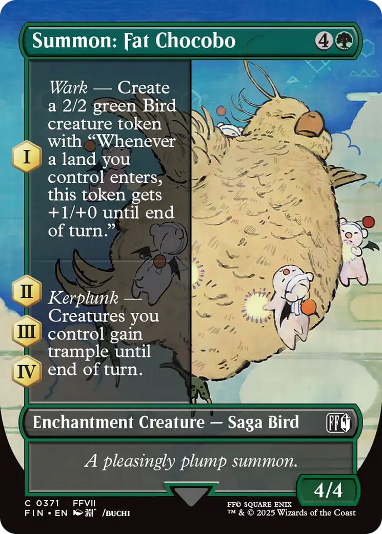 Magic: The Gathering - Summon: Fat Chocobo - Final Fantasy