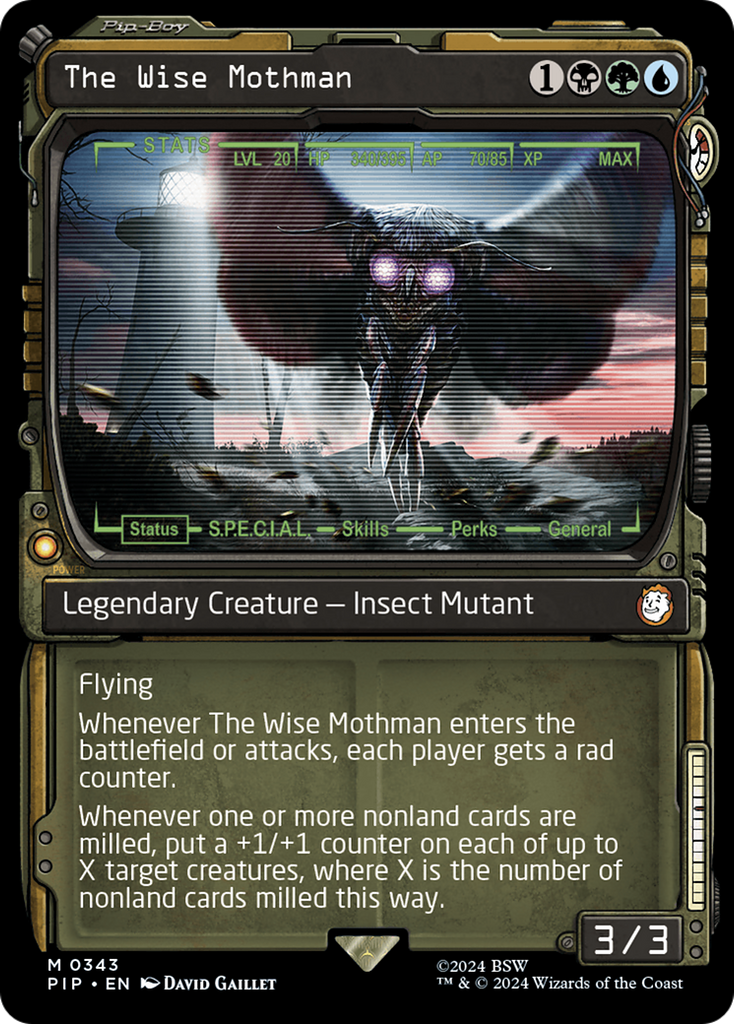 Magic: The Gathering - The Wise Mothman Foil - Fallout