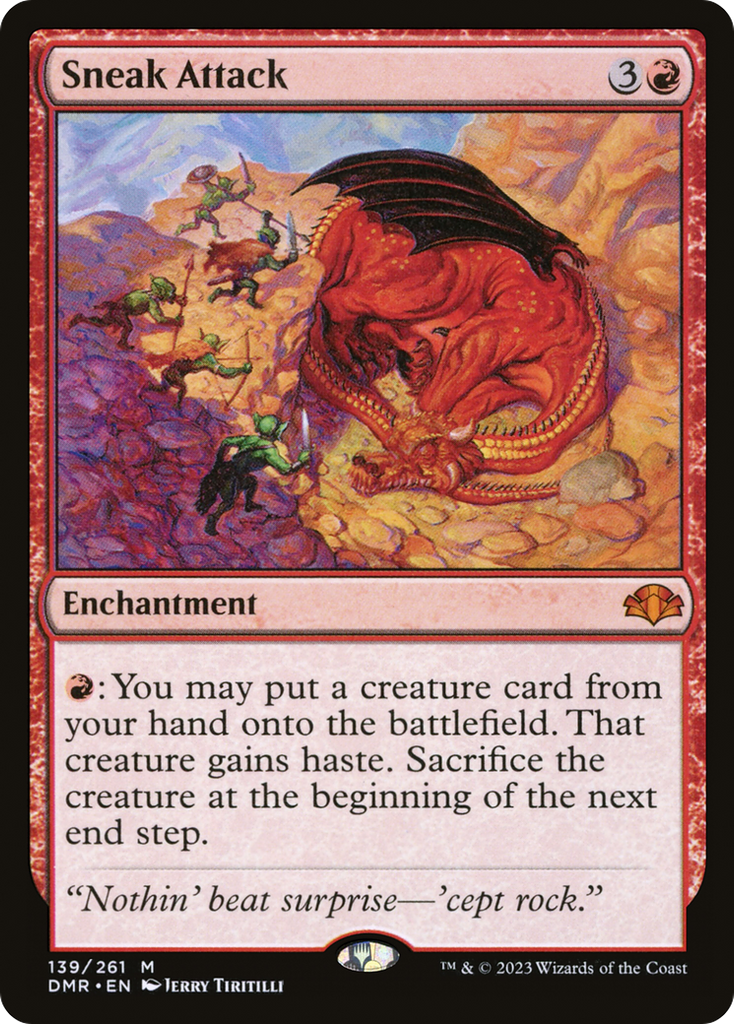 Magic: The Gathering - Sneak Attack Foil - Dominaria Remastered