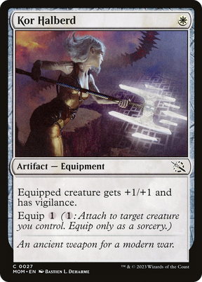 Magic: The Gathering - Kor Halberd - March of the Machine