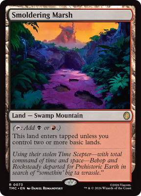 Magic: The Gathering - Smoldering Marsh - Teenage Mutant Ninja Turtles Eternal