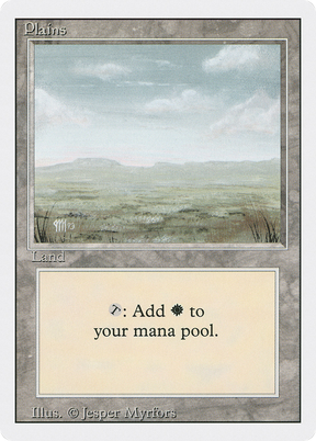 Magic: The Gathering - Plains - Revised Edition