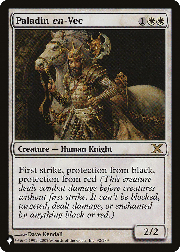 Magic: The Gathering - Paladin en-Vec - The List