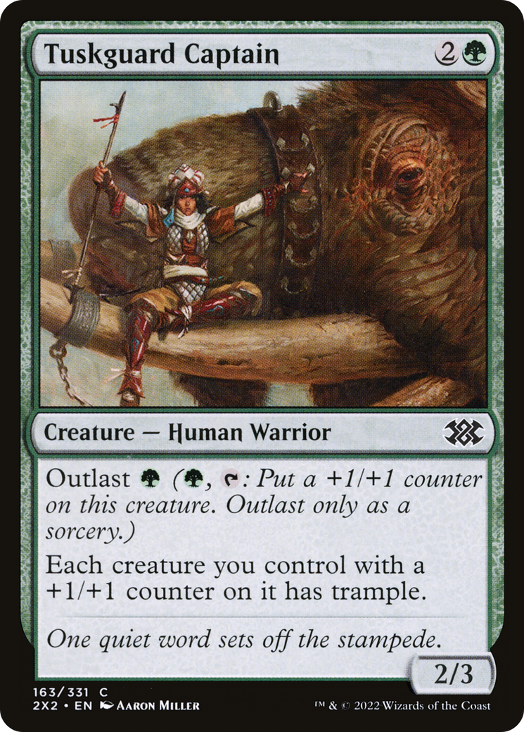 Magic: The Gathering - Tuskguard Captain - Double Masters 2022