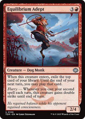 Magic: The Gathering - Equilibrium Adept Foil - Tarkir: Dragonstorm