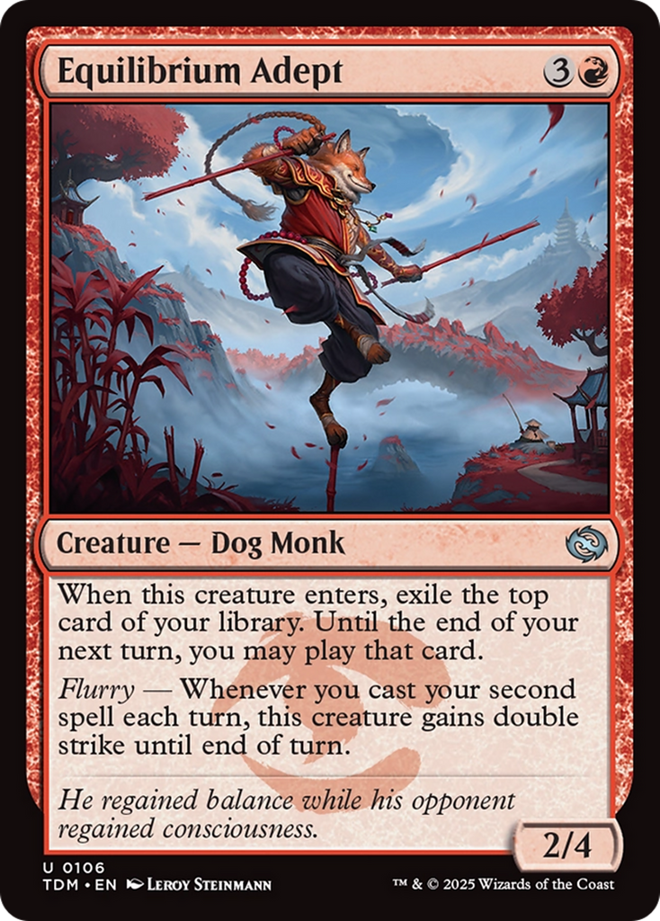 Magic: The Gathering - Equilibrium Adept Foil - Tarkir: Dragonstorm