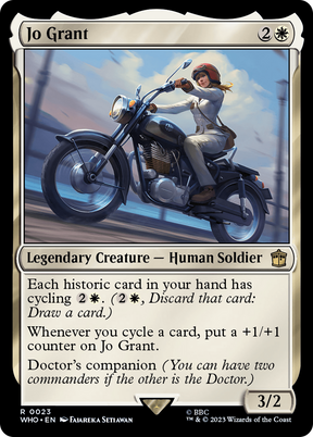 Magic: The Gathering - Jo Grant Foil - Doctor Who