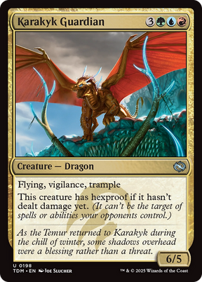 Magic: The Gathering - Karakyk Guardian Foil - Tarkir: Dragonstorm