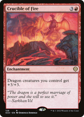 Magic: The Gathering - Crucible of Fire - Starter Commander Decks