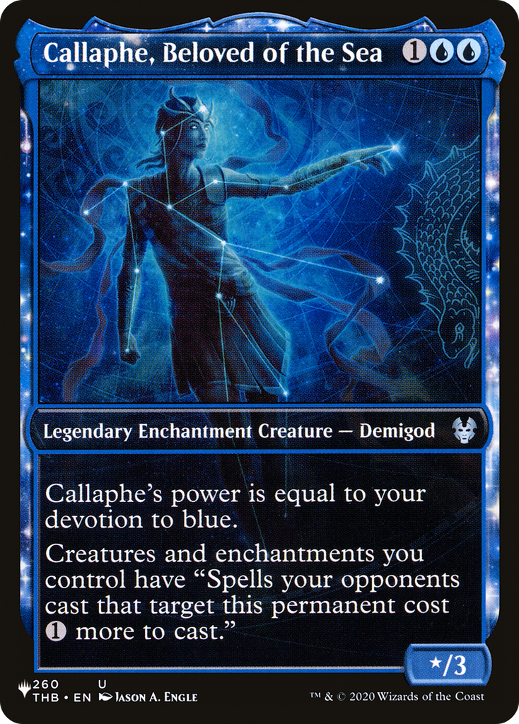 Magic: The Gathering - Callaphe, Beloved of the Sea - The List