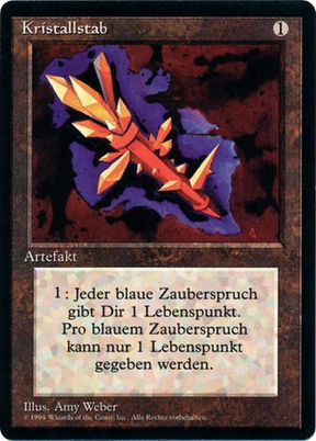 Magic: The Gathering - Kristallstab - Foreign Black Border