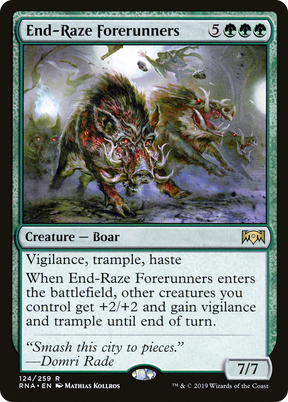 Magic: The Gathering - End-Raze Forerunners Foil - Ravnica Allegiance