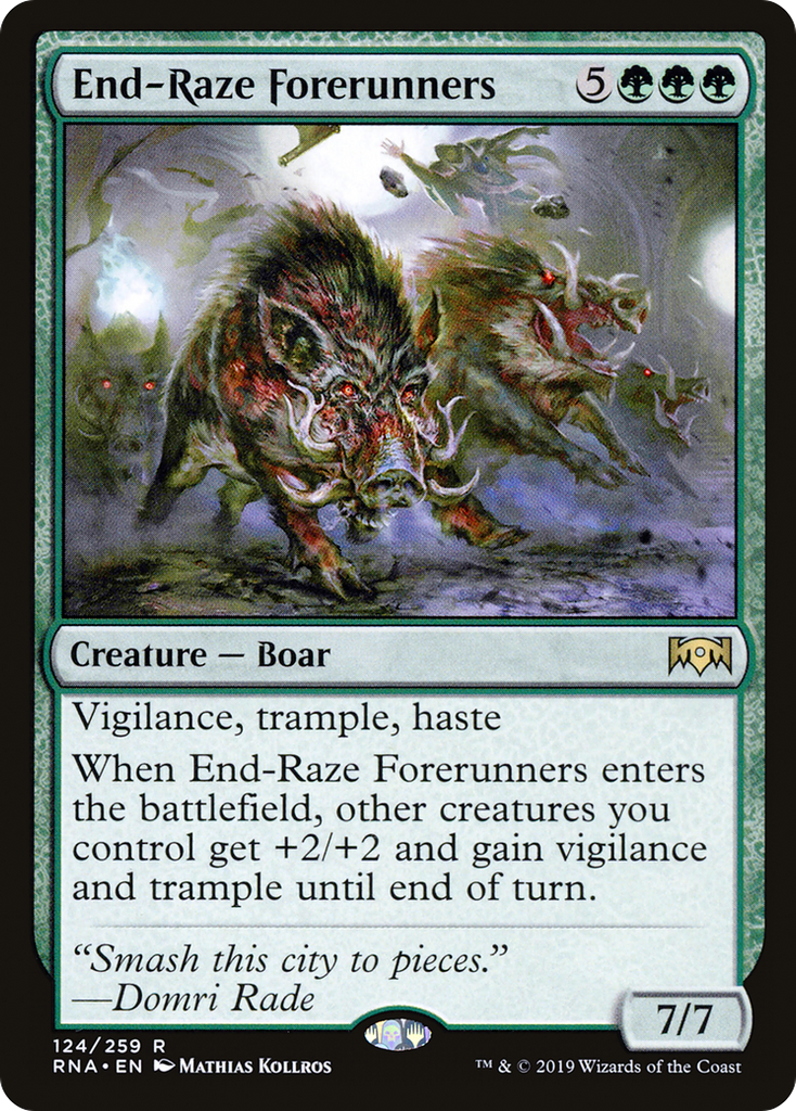 Magic: The Gathering - End-Raze Forerunners Foil - Ravnica Allegiance