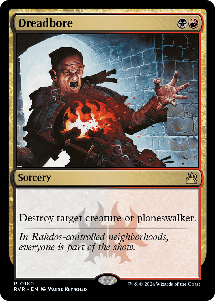 Magic: The Gathering - Dreadbore Foil - Ravnica Remastered