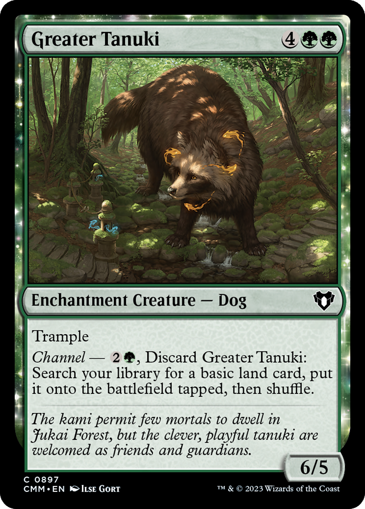 Magic: The Gathering - Greater Tanuki - Commander Masters