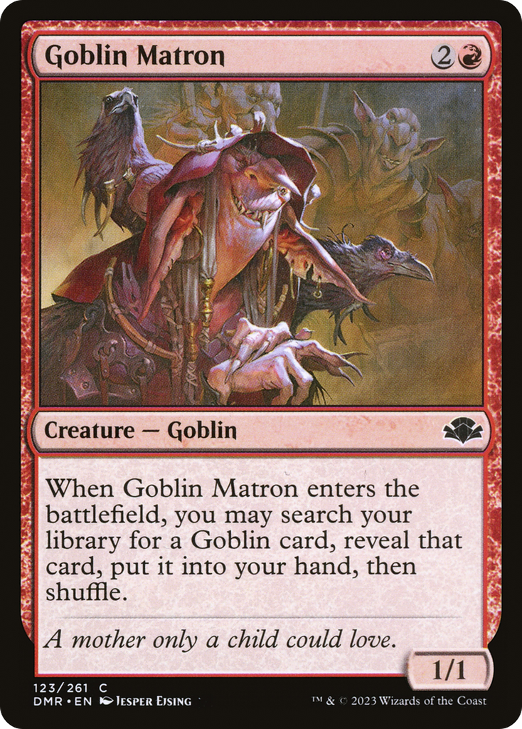 Magic: The Gathering - Goblin Matron - Dominaria Remastered