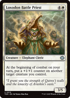 Magic: The Gathering - Loxodon Battle Priest Foil - Tarkir: Dragonstorm