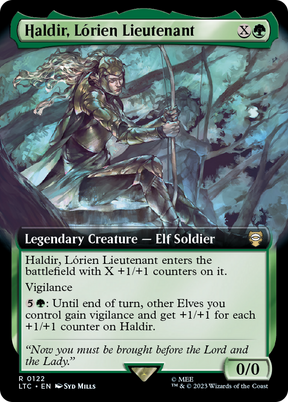 Magic: The Gathering - Haldir, Lórien Lieutenant - Tales of Middle-earth Commander