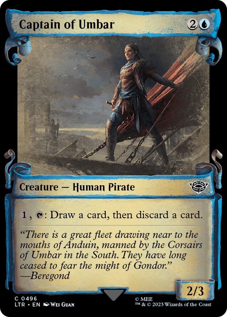 Magic: The Gathering - Captain of Umbar Foil - The Lord of the Rings: Tales of Middle-earth