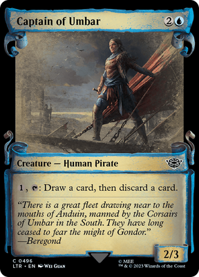 Magic: The Gathering - Captain of Umbar Foil - The Lord of the Rings: Tales of Middle-earth