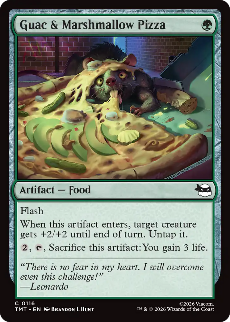 Magic: The Gathering - Guac & Marshmallow Pizza - Teenage Mutant Ninja Turtles