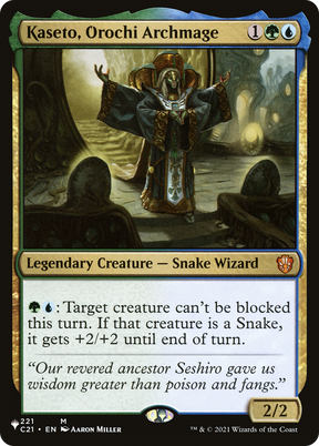 Magic: The Gathering - Kaseto, Orochi Archmage - The List