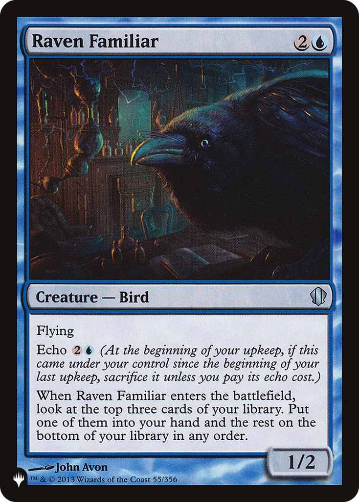 Magic: The Gathering - Raven Familiar - The List